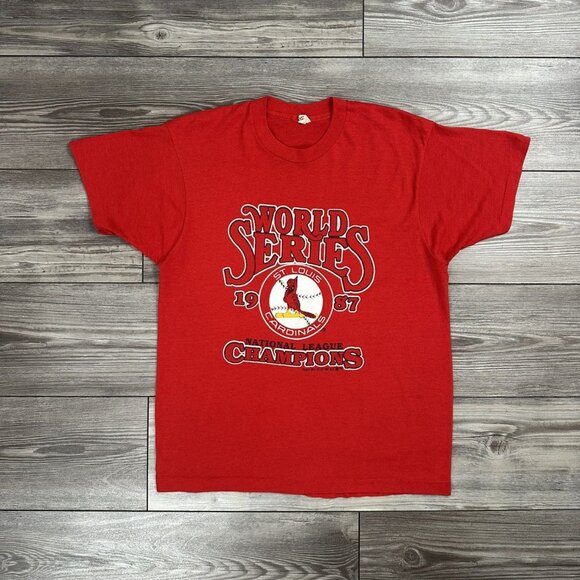 Vintage 80’s St Louis Cardinals MLB World Series T Shirt - Picture 1 of 3